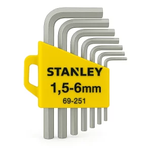 Jgo 8 Llaves Allen 1.5 A 6 Mm Stanley(69251) - Imagen 1