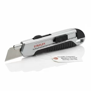 Cuchillo Cartonero Metalico Retractil (10175) Stanley - Imagen 1