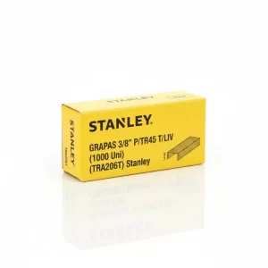 Grapas 3/8 P/tr45 T/liv (1000 Uni) (tra206t) Stanley - Imagen 1