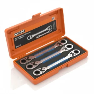 Jgo Llaves Corona Chicharra Rever. 4 En 1 (s4rm/3t) Bahco - Imagen 1