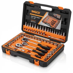 Jgo Dados 94pcs 1/4 - 1/2 (hkts42941) Ingco - Imagen 1