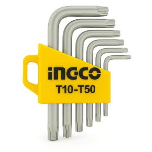 Jgo Llave Torx 8pcs Cr-v T-10 A T-50 Ingco (hhk14083) - Imagen 1