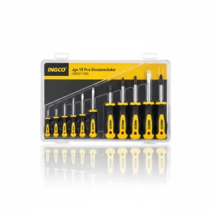Jgo 10 Pcs Destornillador (hksd1058) Ingco - Imagen 1