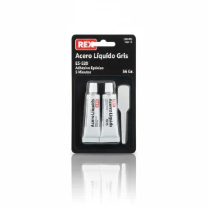 Rex Acero Liquido Gris Es-520 Blist 56 Gr.(caja 12) (30239) - Imagen 1