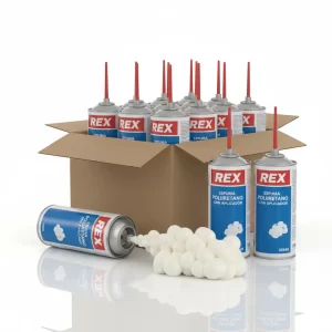 Espuma Pu. C/aplic. Tarro 500ml (caja 12) (30448) Rex - Imagen 1