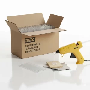 Rex Hot Melt. B. 0.7cmx30cm (caja 24) (30277) - Imagen 1