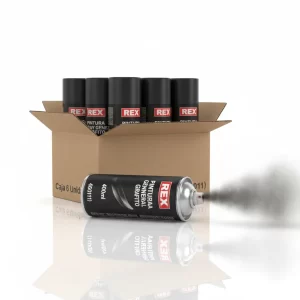 Pintura Spray General Grafito 400ml 6 Uni (60011) Rex - Imagen 1