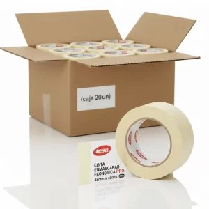 Cinta Enmascarar Economica 48mmx40mts (20uni) Tesa - Imagen 1