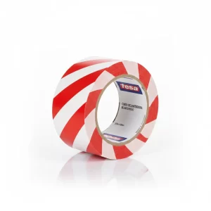 Cinta Delimitadora Blanco/rojo 33mtsx50mm Tesa - Imagen 1