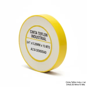 Cinta Teflon Industrial 3/4x0.20 Mmx15 Mts (041704003-t) - Imagen 1