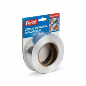 Cinta Aluminizada Tapagoteras 10cmx5mt Forte - Imagen 1