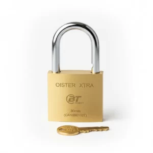 Candado Oister Xtra 30mm Fierro Bronce (can0001027) Bt - Imagen 1