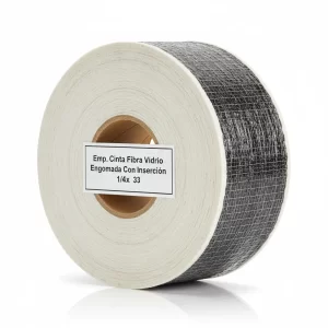 Emp Cinta Fibra Vidrio Engomada Con Insercion Metalica 1/4x3 - Imagen 1