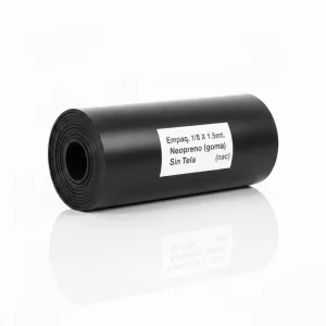 Empaq. 1/8 X 1.5mt. Neopreno (goma) Sin Tela (nac) - Imagen 1