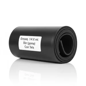 Empaq. 1/4 X 1mt. Sbr (goma) Con Tela - Imagen 1