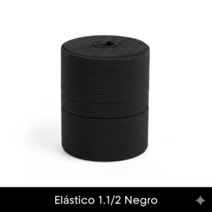 Elastico  1.1/2  Negro - Imagen 1