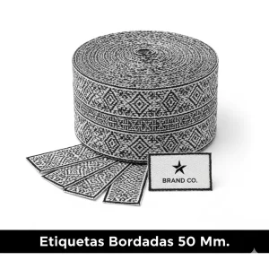 Etiquetas Bordadas 50 Mm. - Imagen 1