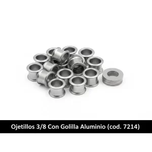 Ojetillos 3/8  Con Golilla Aluminio (cod. 7214) - Imagen 1