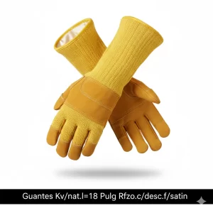 Guantes Kv/nat.l=18 Pulg Rfzo.c/desc.f/satin - Imagen 1