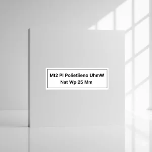 Mt2 Pl Polietileno Uhmw Nat Wp 25 Mm - Imagen 1