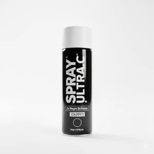 Spray Ultra Cover C. 2x Negro Brillante (262097) - Imagen 1
